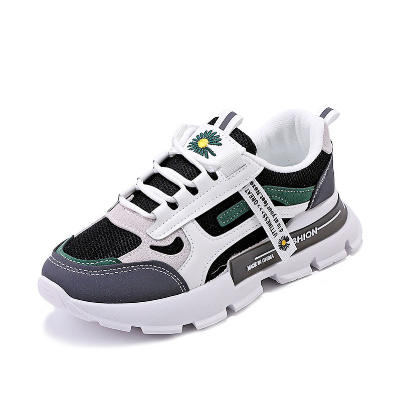 Korean version versatile student sports shoes for women's street photography, casual running shoes for women