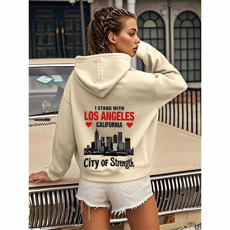 Urban Power Slogan Hooded Sweatshirt Wholesale