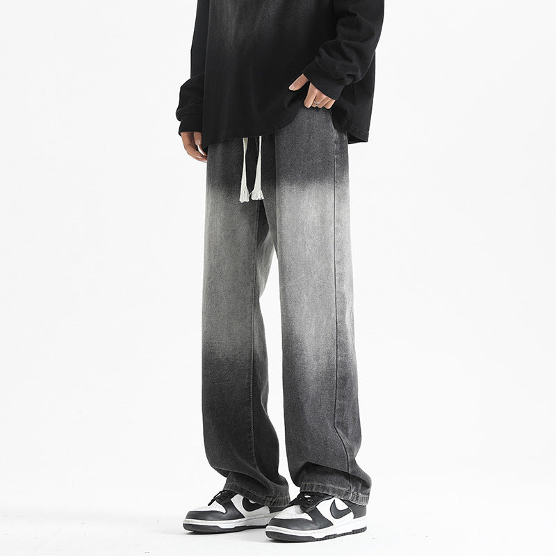 Gradient Wash Denim Pants Men
