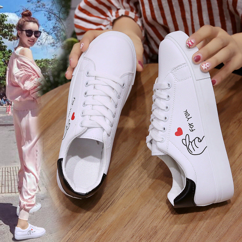 Fashionable Korean street photography student flat bottomed western-style little girl's shoes board shoes