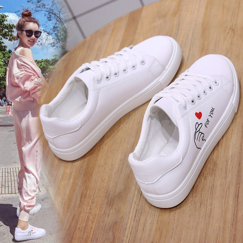 Fashionable Korean street photography student flat bottomed western-style little girl's shoes board shoes