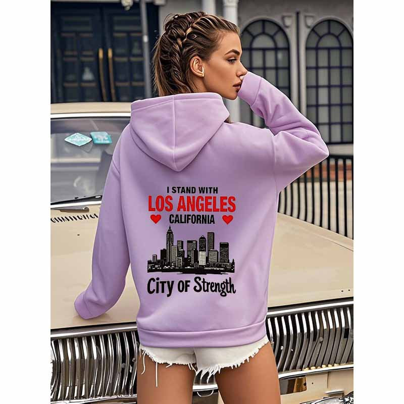 Urban Power Slogan Hooded Sweatshirt Wholesale