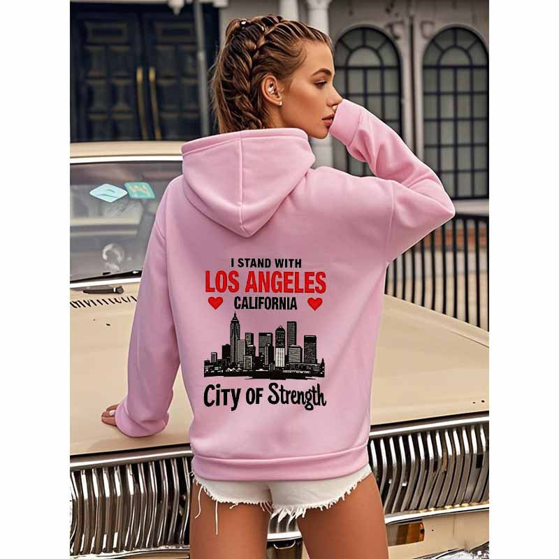 Urban Power Slogan Hooded Sweatshirt Wholesale